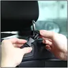 Other Interior Accessories Portable Car Seat Back Garbage Bag Trash Can Leak-Proof Dust Holder Case Box Styling Oxford Cloth Drop De Dh4Ag