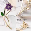 Metalen parelhaar klauw clip vrouwen haarbroodje draai haarspeld bloemen hoofdband strass bananenbagrettes paardenstaart haaraccessoires x0817