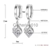 Charm 925 Sterlsilver oorbellen Zirkon Crystal Rubik's Cube Love Candy -oorbellen voor vrouwen Fijne sieraden J230817