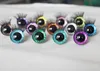 Dolltillbehör 20SetLot Anpassning N199mm 12mm1416182024mm 30mm 3D Glitter Toy Eyes with Eyelash Magy Washer For DIY 230816