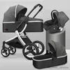 Strollers# Stroller High Landscape Baby Stroller 3 in 1 of in 1 vouwend baby koets voor jaren tweeweg pasgeborene kinderwagen Babyauto R230817