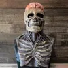 Maschere per feste divertenti maschera del cranio pazzo terrore anonimo mago cosplay maschera fantasma halloween lattice carnival sostegno al festival maschera fantasia 230816
