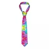 Bow Ties Tie Dye Coldie Unisexe Slim Polyester 8 cm Coul Colore étroit pour les hommes ACCESSOIRES ACCESSOIRES CRAVAT