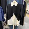 Camisa de sudadera con capucha para mujeres con capucha con capucha Mujeres Fashion irregular Ropa Ropa Mujer Invierno Nueva Tendencia 2023