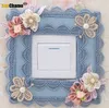 Wall Stickers Switch Cloth European Sets Socket Decorative Protective Cover Living Room Bedroom Wedding Decoration