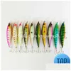 Baits Lures 1 Pcs 13G 11Cm Minnow Fishing 3D Eyes Topwater Floating Laser Aritificial Wobblers Crank Bait Plastic Pesca Drop Deliver Dh2H0