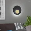 Muurlamp aigesin moderne led interieur creatieve eenvoudige zwarte sconce lichten voor decor huis woonkamer slaapkamer gang