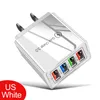 Chargeur USB Multi-Port Quick Charger 3.0 pour iPhone Samsung Tablet EU US PLIG WART