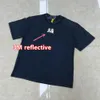 Herr t-shirts groda drift mode streetwear askyurself og vintage 3m reflekterande tee t shirt toppar för män