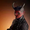 Партийные маски икари силиконовая маска дьявола реалистичная шутка настоящая подарок игрушка Spooky for Halloween 230816