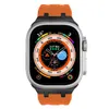 Zachte siliconen polsbandjes waterdichte vervangingsriem sportband compatibel met Apple Watch Ultra Band 49mm 45 mm 44 mm 42 mm, voor IWatch -serie 8/7/6/5/4/4/3/2/1/SE