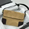 Suede Hobo Bag Vintage Bag Women Frosting Cowhide Leather Flap Designer Bag Underarm Shoulder Bags Luxury Women Bag Nostalgia Purse Interior Zipper Pocket Wallets