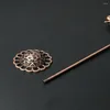Sieradenzakken bronzen vuurwerk ijzer kunst metalen oorbelhouder driedelige teller hangende oorlijnplank opslagdisplay
