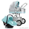 Kinderwagen# Neuer Luxus Baby Kinderwagen High Landview 3 in 1 Baby Kinderwagen tragbarer Baby Kinderwagen Baby Auto Komfort Neugeborene R230817