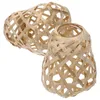 Pendant Lamps 2 Pcs Lamp Shade Bamboo Lampshade Table Light Ceiling Covers Rattan Indoor Weaving Bedroom