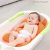 Bañera de bañera asientos de baby shower cojín de aire portátil colchón para bebés anti -slip cojín flotante de seguridad recién nacido asiento de soporte plegable Z230817