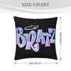 Pillow Case Bratz Case Y2K Ästhetische Bratz Dolls Dekorative Polyester Hülle Umarmung Reißverschluss Sommer Cover HKD230817