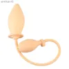 Anal Toys Silicone Inflatable Anal Plug Backyard Anal Dilator Adult Products Expanderbar Butt Plug Silicone Massager Sex Toys For Women Men HKD230816