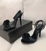 Zarif Tasarım Gelin Gelinlik Sandalet Ayakkabı Cassandra Lady Flower Lüks Markalar Yüksek Topuklu Kadınlar Yürüyüş EU35-40