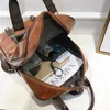 Bolsas de escola YBYT Vintage PU Leather Women Rucksack Anti -Roubo Laptop Backpack Big Capacente Backpachas de bolsas de viagem à prova d'água 230816
