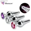 Toys anal runyu usure en métal en dehors des hommes et des femmes en acier inoxydable plug annal dilatation couple adulte masturbator alternative anal hkd230816