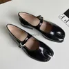 Chaussures habillées 2024 STRACHE DE CEINTROL CEUAURE DE NOUVELLES MARY JANES FEMME TABI NINJA TROTTER TOE SPART FLATS FEMME MAIS COZY LOISSE