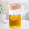 Heupkolven Large Water Pitcher Huishouden Limonade Kettle met dekselcontainer voor melk V -vormige tuit voedselgrade sap