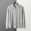 Maglioni da uomo Merino lana cardigan maglione a maniche lunghe a manica sciolta top -sust casual