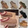 Tasman Slippers مصمم فاخر الخريف والشتاء نساء جديد Tazz Woolen Slippers Fashion الحفاظ على منصة صغيرة دافئة أحذية حذاء في الهواء الطلق أحذية الثلج الحجم 35-42