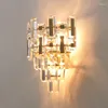 Lampada a muro Crystal Luce Luxury Soggio