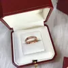 K0 Love Ring for Woman Designer Man Diamond Fine Silver Gold plaqué 18k T0p Qualité Reproductions Officiels Classic Fashion Luxury Bijoux Exquis Gift 017