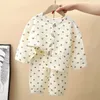 Conjuntos de ropa para niños, conjuntos de pijamas de otoño para bebés, niños y niñas, abrigo de manga larga, pantalones, 2 uds., trajes de dormir, ropa estampada bonita para niños