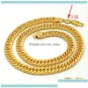 Hänge halsband hängsmycken juvelrypendant thai baht solid 24 k stampguld guld autentisk finish halsband tunga smycken 10 mm tjock hög kuba dhct4