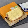 M81940 Mini Pochette Accessoires Zincir Çanta Para Çantası Cüzdan Kredi Koruması Kredi Kartı Sahibi Kadınlar Moda Lüks Tasarımcı Tote Üst Kalite Çanta Hızlı Teslimat