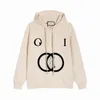 2023 Designer Hoodies voor heren en dames hoodie sweatshirts trui mannen truien pure katoenen ronde nek capuchon mode hoody brief printing man kleding zwart