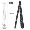 Bow Ties Space Galaxy Unisexe Necclues Slim Polyester 8 cm Couc étroit pour les accessoires pour hommes Cravat Bureau de mariage