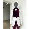 Men's Suits Wedding Beige For Men Costume Homme Fashion Notched Lapel Single Breasted Masculino Three Piece Jacket Pants Vest 2023