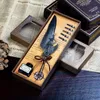 en gros rétro toscano industriel steampunk quill plume plume prix sculptural équipement conception mécanique punk calligraphy stylo set with 5pc.