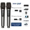 Microphones KINGLUCKY Wireless Microphone Rechargeable Fixed Frequency VHF 30m Range Handheld Dynamic Mic For Karaoke Singing Home 230816