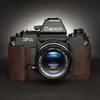 カメラバッグのアクセサリーハンドワークフォトカメラ本革皮肉飼料バッグボディボックスケースキャノンF-1新しいF1古いF1保護スリーブボックスベーススキンHKD230817