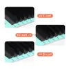 False wimpers Rujade Super SoftandMade Flaces wimper Dark Black Faux Mink Flat Eyelash Extension Mix Split Tips Ellipse Flat Lashes Make -up HKD230817