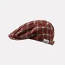 Beretten anti-wear retro plaid duckbill pet mode doek label jeugd kleur katoen street schilder voorschot hoeden