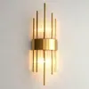 Wall Lamp Modern Luxury Clear Crystal LED Bedroom Bedside Decor Sconce Aisle Corridor Dining Room Indoor Lighting Fixtu