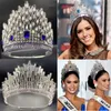 Bruiloft haar sieraden Miss Universe Crown verstelbare hoofdband 230816