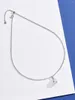 Hänge halsband naturligt sötvatten pärla enkel slät zirkon för kvinnor trendiga bröllop smycken runda pärlkedja choker