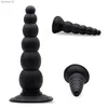 Anal Toys Anal Sex Toys Pull Beads Anal Dilator Soft Anal Plug Dildos with Suction Cup Stimulation of Vagina and Anus for Women and Men HKD230816