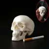 Oggetti decorativi Figurine PVC Mini cranio Anatomica umana Anatomia Testa Modello comodo scheletro Posabile Halloween Decorazioni Scary Man Bone Party DECO 230816