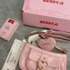 Evening Bags Fashion Kawaii Lolita Shoulder Bag Women PU Leather Candy Color Sweet Cute Crossbody With Coin Purse Handbags Wallet 230817