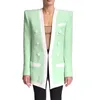 Costume pour femmes Blazers High Street EST Designer Jacket Block Block Color Block 230817