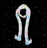 Sciarpe mikumn originale harajuku grazioso stella colorata lungo stretta sciarpa calda y2k estetica kawaii stella angelo ali morbide morbide sciarpe 230816